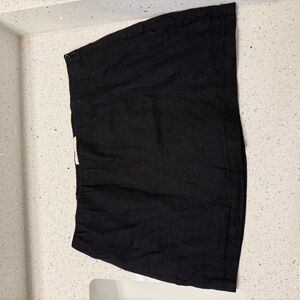 Abercrombie & Fitch Black Elastic Waist Mini Skirt